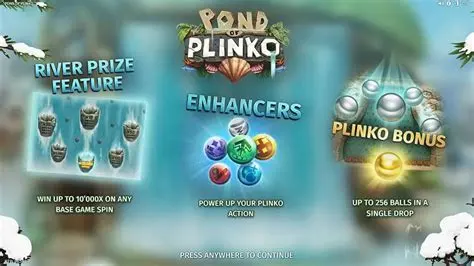 Pond of Plinko — Бонусные функции и выигрыши
